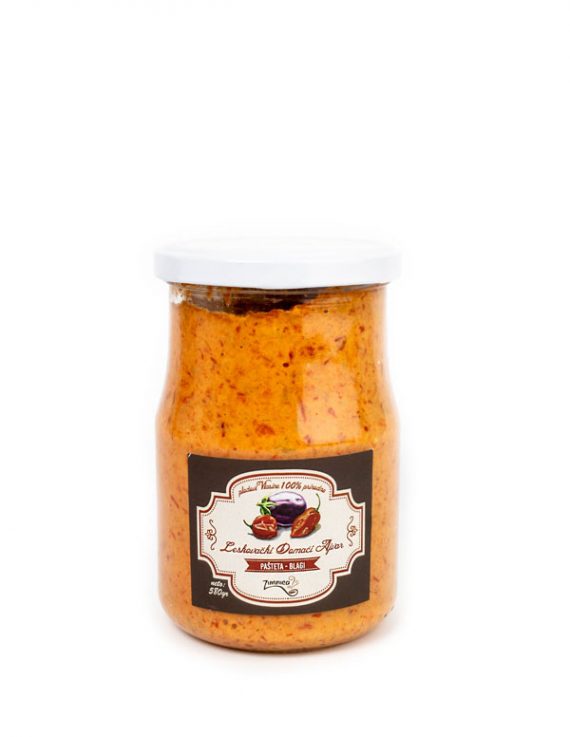 Domaci ajvar sa plavim paradajzom blagi-pasteta