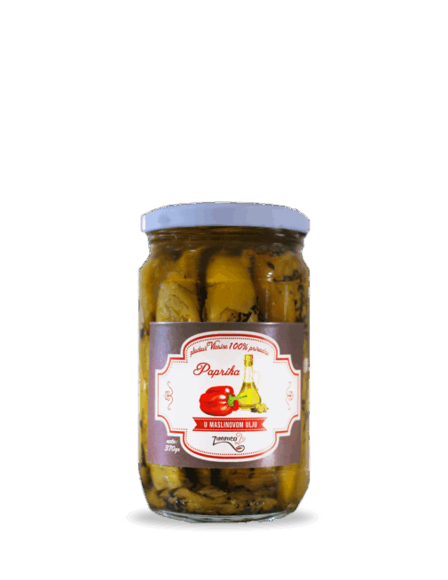 Paprika u maslinovom ulju 370g