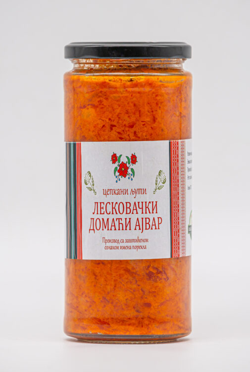 LESKOVAČKI DOMAĆI AJVAR CEPKANI LJUTI