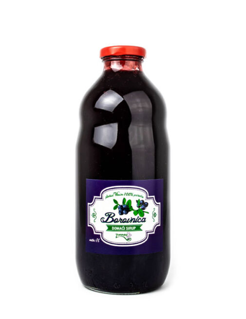 DOMAĆI SIRUP BOROVNICA 1l