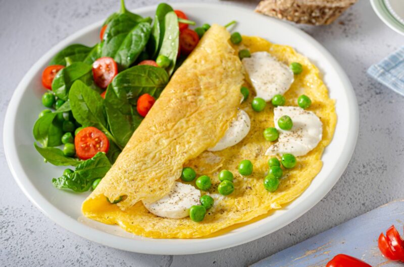 omlet-sa-sirom