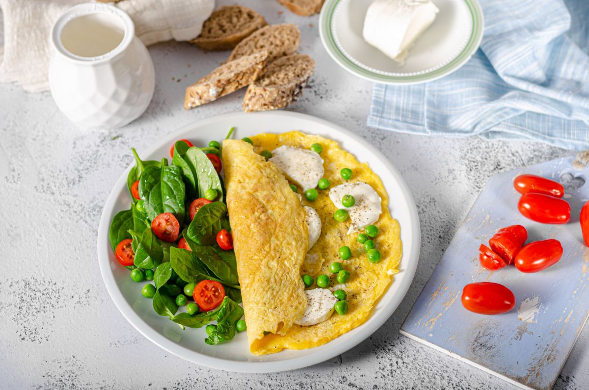 Omlet sa sirom – Recept