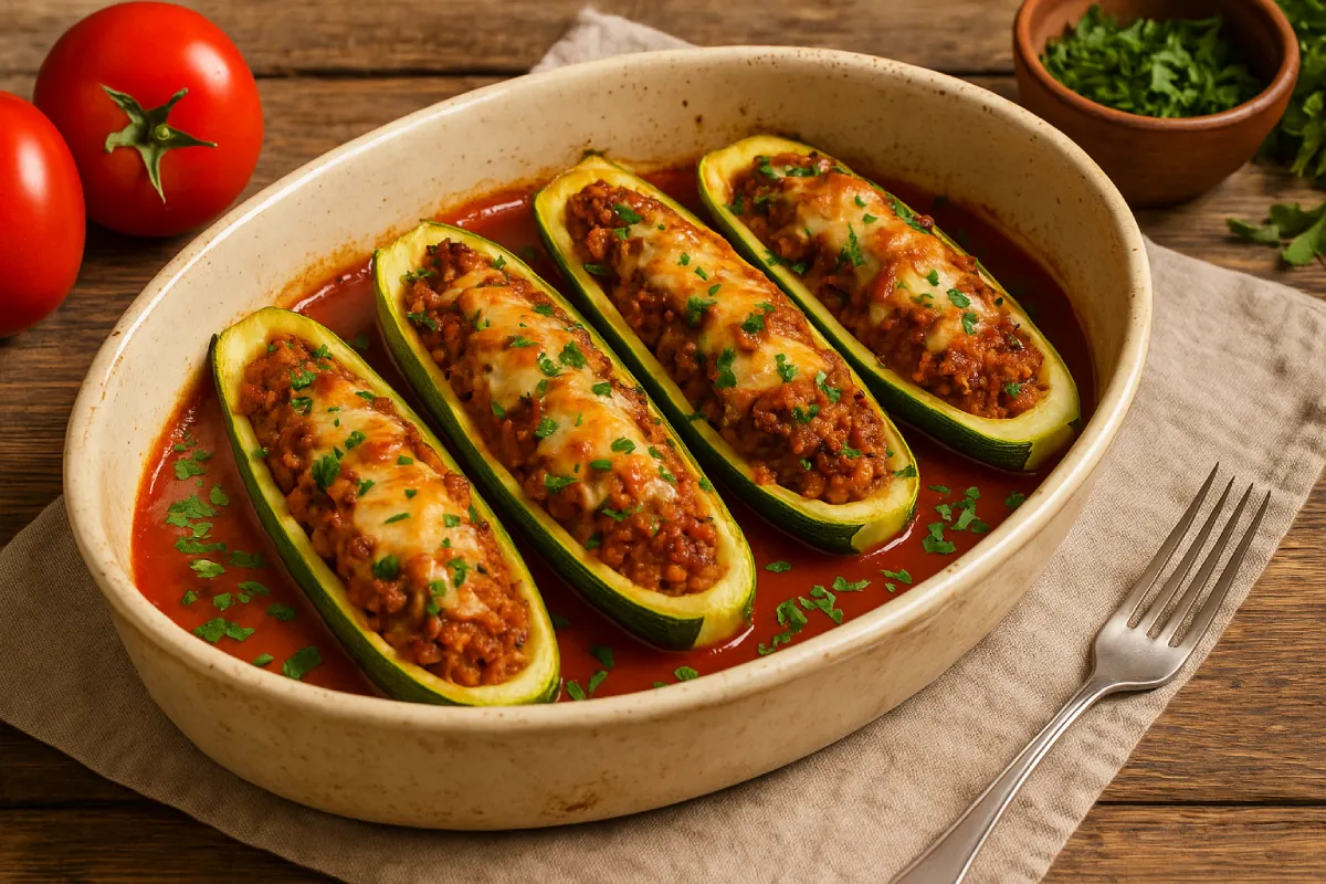 Punjene tikvice sa mlevenim mesom – Recept