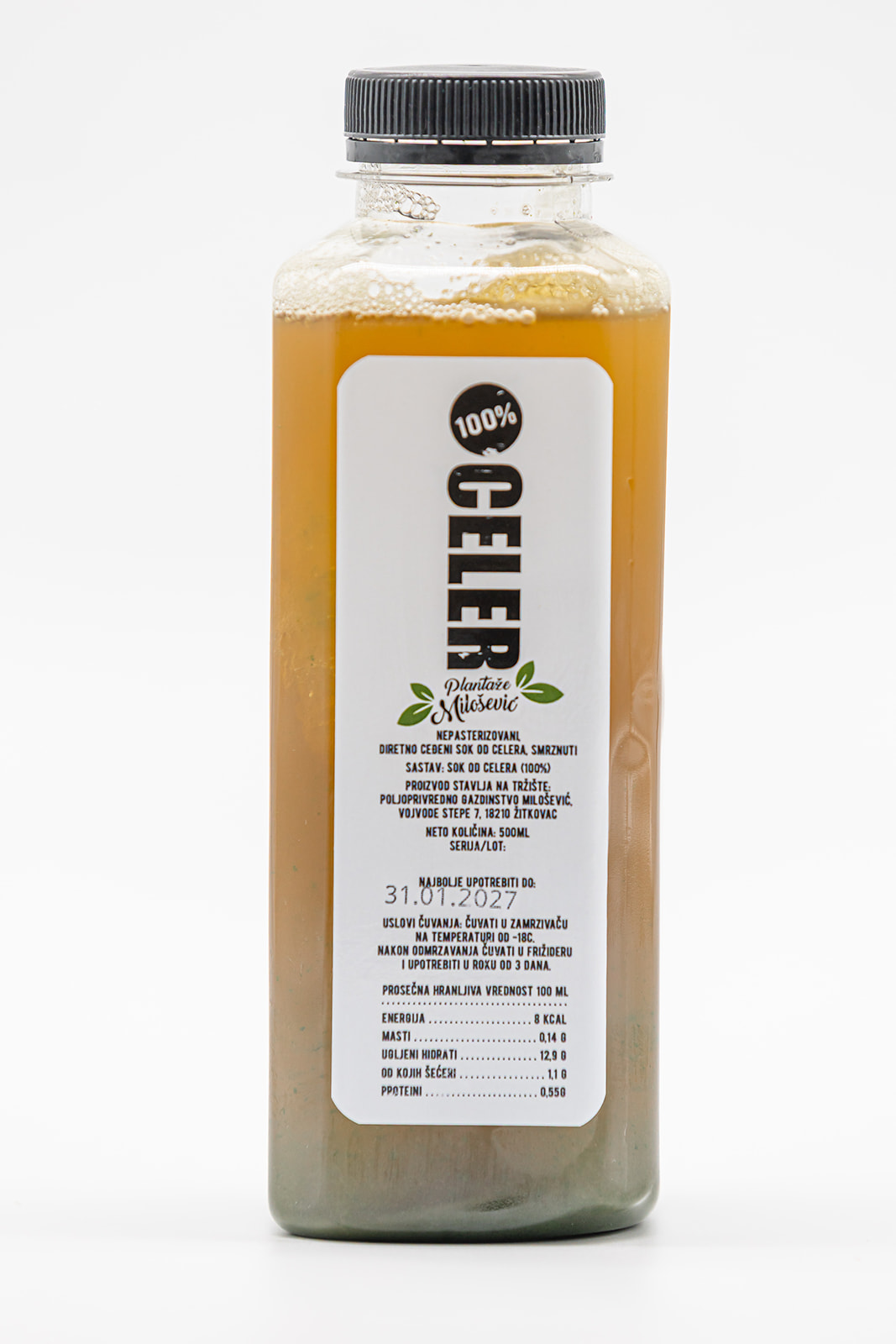 Hladno cedjeni sok od celera,smrznuti - Slika 2