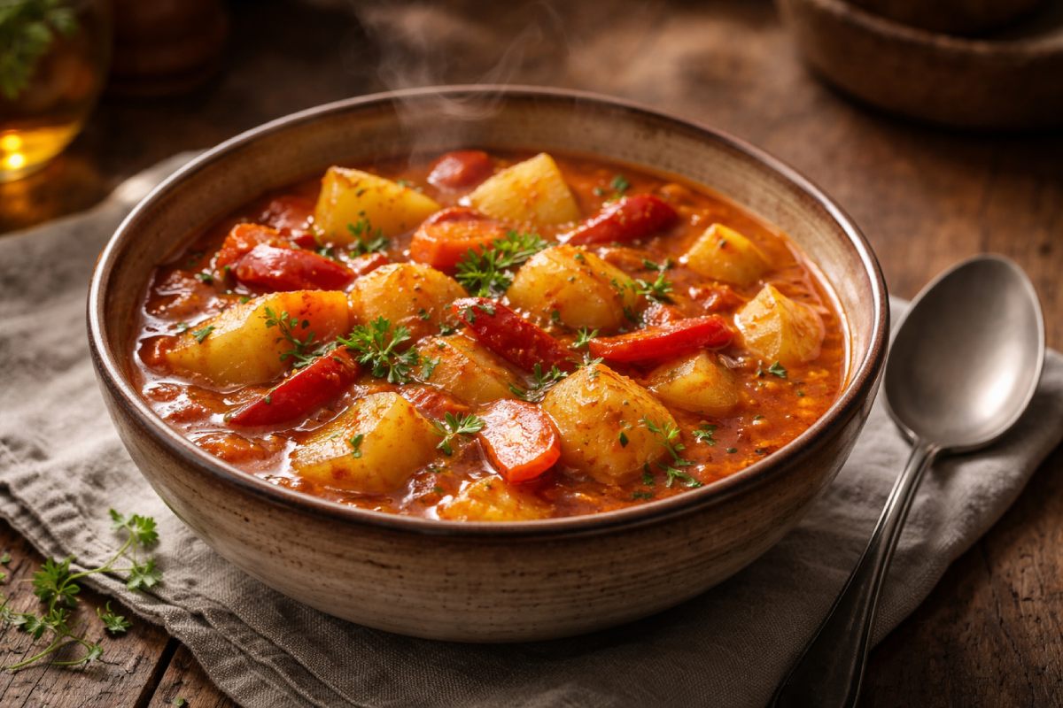 Krompir paprikaš – Recept