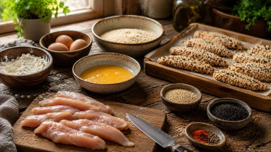 Pileći Štapići sa Susamom - Recept (1)