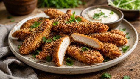 Pileći Štapići sa Susamom - Recept