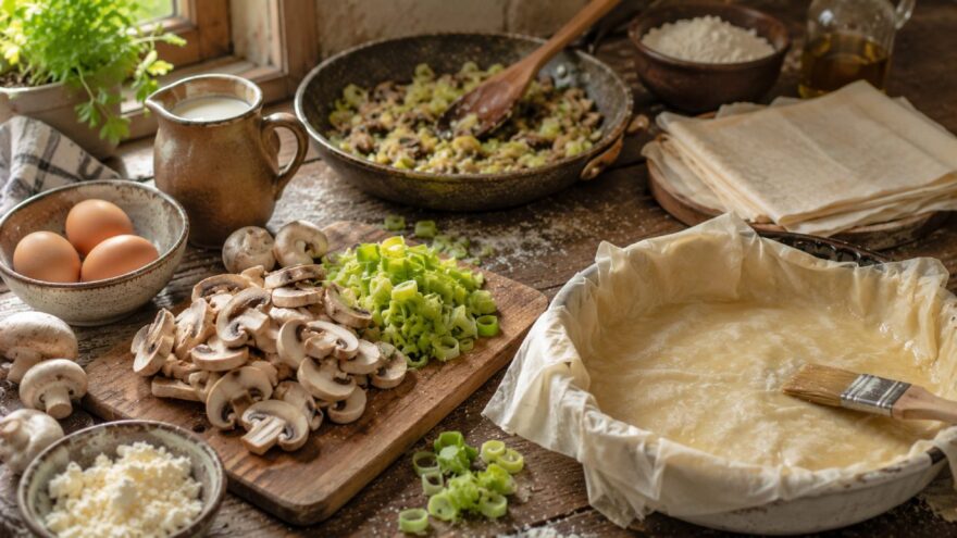 Pita sa Pečurkama i Prazilukom - Recept (1)