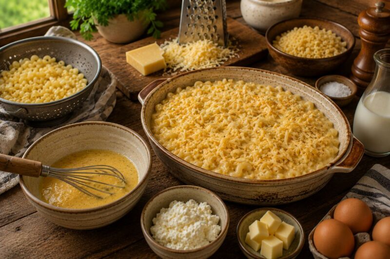 Zapečene Makarone sa Sirom i Jajima - Recept