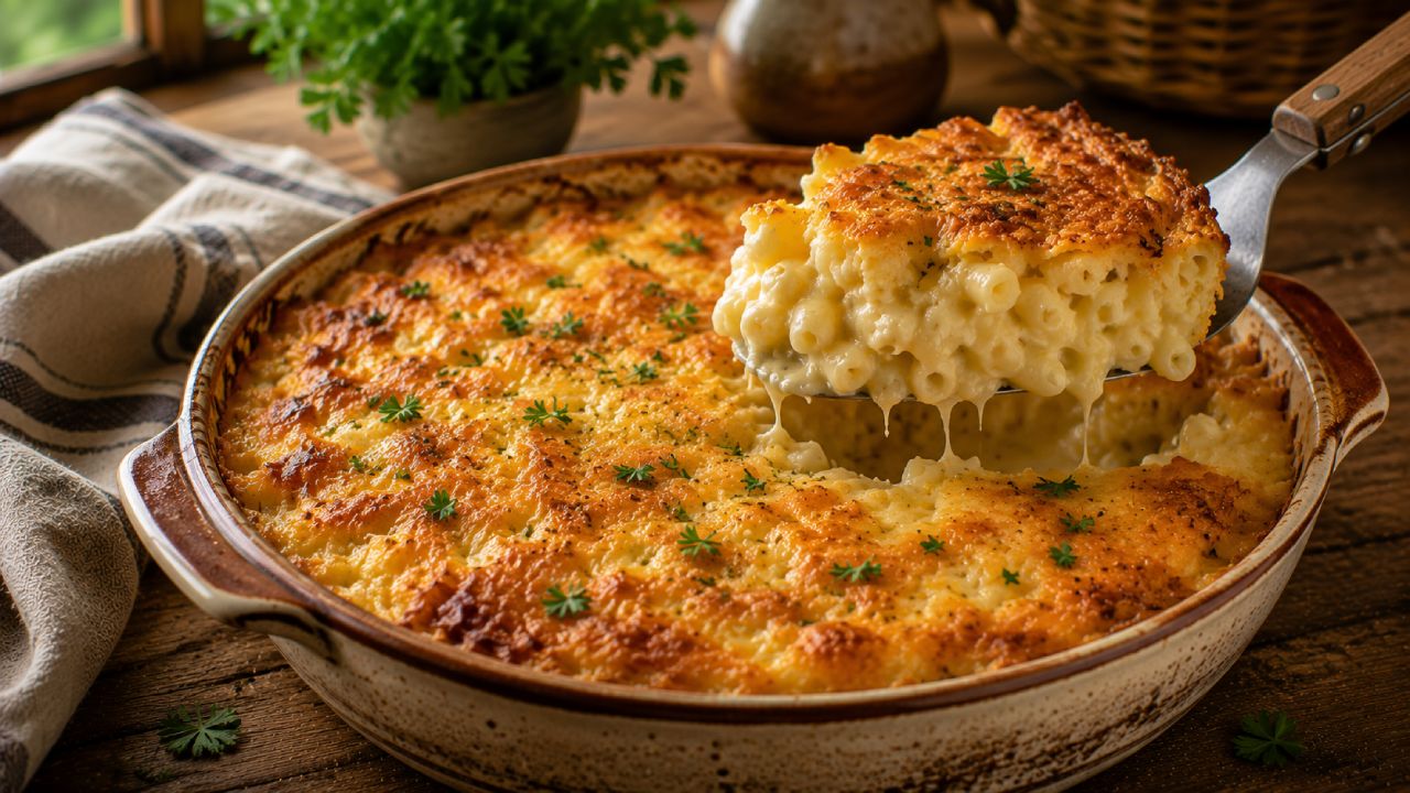 Zapečene Makarone sa Sirom i Jajima - Recept